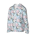 thumbnail image 1 of Uemuo Cute Panda Bear Pattern Women's Full Zip UPF 50+ Sun Protection Hoodie Jacket Long Sleeve Sun Shirt Hiking Outdoor Performance with Pockets-Small, 1 of 9