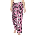 thumbnail image 1 of Uemuo Cute Panda Pattern Women's Wide Leg Palazzo Lounge Pants with Pockets Light Weight Loose Comfy Casual Pajama Pants-XX-Large, 1 of 9