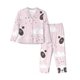 thumbnail image 1 of Uemuo Cute Panda Pattern Womens Pajama Sets,PJ Set for Women,Pajamas for Women Logo,Long Sleeve Pajama Set for Women,Soft Long Sleeve Top With Pants-XX-Large, 1 of 9