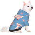 thumbnail image 1 of Uemuo Cute Pig Flowers for Winter Dog Hoodie Sweatshirts with Pockets Warm Dog Clothes for Small Dogs Chihuahua-X-Large, 1 of 8