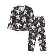 thumbnail image 1 of Uemuo Cute Poodle Dog Pattern Womens Pajama Sets,PJ Set for Women,Pajamas for Women Logo,Long Sleeve Pajama Set for Women,Soft Long Sleeve Top With Pants-X-Large, 1 of 9