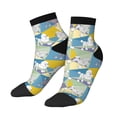 thumbnail image 1 of Uemuo Cute Poodle Dog Printed Crew Socks, Moisture-Wicking Socks, Athletic Socks for Men Breathable Cushion Socks Casual Sport Socks for Running Traveling, 1 of 6
