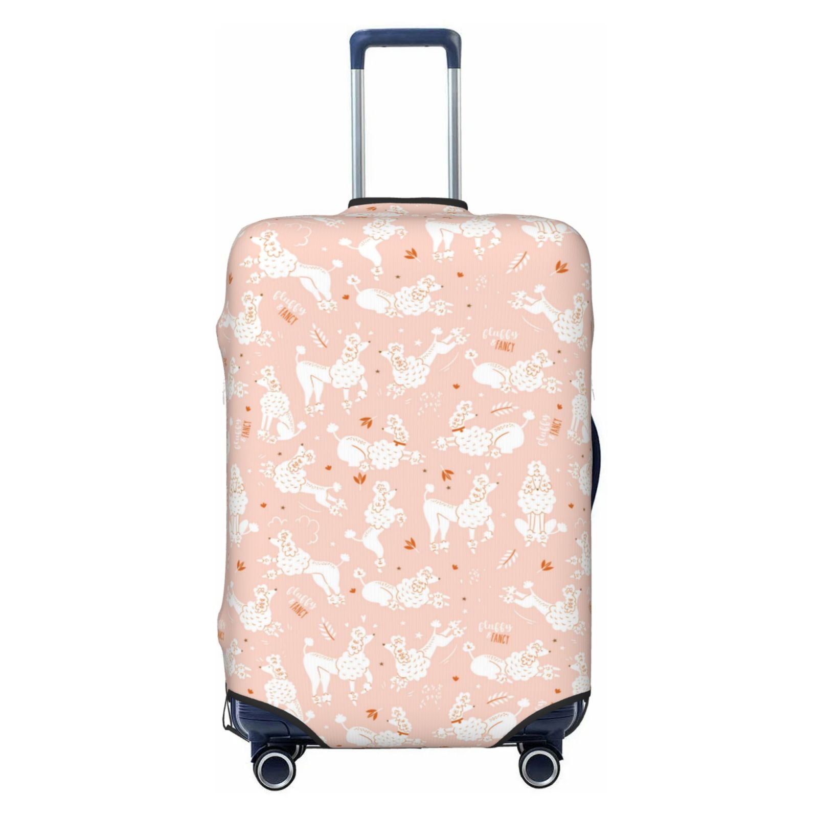 Pomeranian Dog Print Pattern Luggage Cover Protector