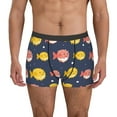 thumbnail image 1 of Uemuo Cute Puffer Fish Pattern Men's Boxer Briefs,Trunk Anti-Chafing,Comfortable, Durable, and Stylish Underwear-, 1 of 9
