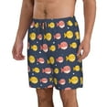 thumbnail image 1 of Uemuo Cute Puffer Fish Pattern Men's Swim Trunks Hawaiian Beach Bathing Suit Swimsuits Beach Quick-Dry Shorts with Pockets-X-Large, 1 of 9