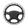 thumbnail image 1 of Uemuo Cute Pug Dogs Printed Car Elastic Steering Wheel Cover - Universal Car Accessory for Diverse Cars Anti-Slip, and Comfortable- 15", 1 of 8
