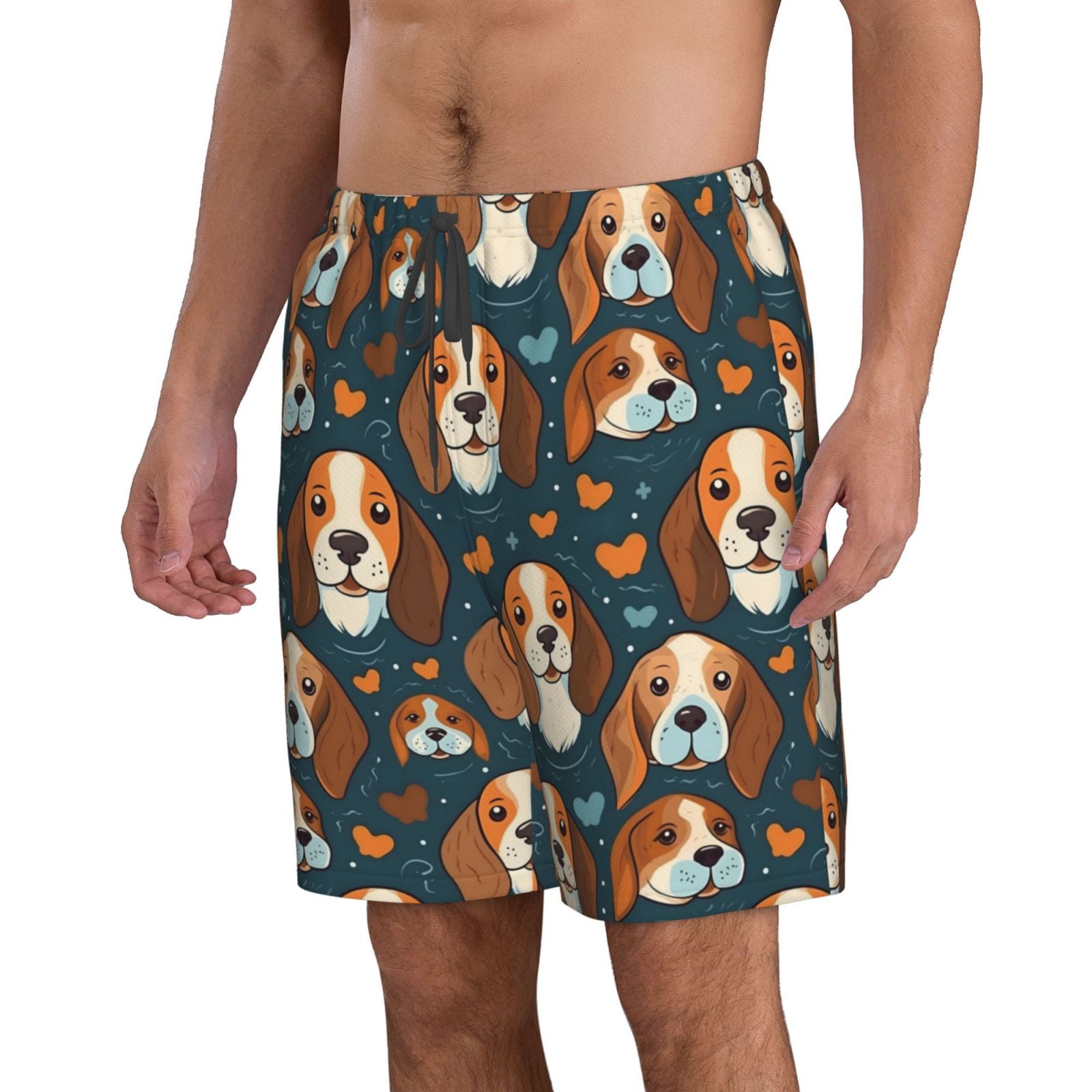 Uemuo Cute Puppy Pattern Men s Swim Trunks Hawaiian Beach Bathing Suit uemuo-cute-puppy-pattern-men-s-swim-trunks-hawaiian-beach-bathing-suit