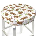 thumbnail image 1 of Uemuo Cute Sloth Pattern Round Bar Stool Seat Covers Washable Stool Cushion Slipcover Elastic Bar Chair Covers-14 inch, 1 of 7