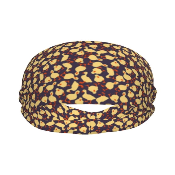 Uemuo Cute Small Farm Birds Printed Sports Headbands for Men Women,Moisture Wicking Workout Headband, Sweatband Headbands,Non-slip Workout Gym Yoga Headband