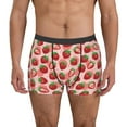 thumbnail image 1 of Uemuo Cute Strawberry Pattern Men's Boxer Briefs,Trunk Anti-Chafing,Comfortable, Durable, and Stylish Underwear-Large, 1 of 9
