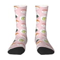thumbnail image 1 of Uemuo Cute Sushi Pattern Women's Crew Socks, Soft Durable Breathable Moisture-Wicking with Odor Control Cotton socks, 1 of 9