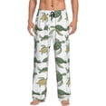 thumbnail image 1 of Uemuo Cute Turtle Pattern Men's Wide Leg Palazzo Lounge Pants with Pockets Light Weight Loose Comfy Casual Pajama Pants-Medium, 1 of 9