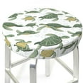 thumbnail image 1 of Uemuo Cute Turtle Pattern Round Bar Stool Seat Covers Washable Stool Cushion Slipcover Elastic Bar Chair Covers-13 inch, 1 of 7