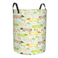 thumbnail image 1 of Uemuo Dachshund Dog Puppy Pattern Circular Laundry Hamper Basket with handles,Collapsible laundry basket,Large capacity laundry hamper,Laundry Organizer-, 1 of 8