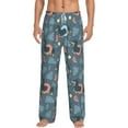 thumbnail image 1 of Uemuo Dachshund Dog Puppy Pattern Men's Wide Leg Palazzo Lounge Pants with Pockets Light Weight Loose Comfy Casual Pajama Pants-Medium, 1 of 9