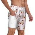 thumbnail image 1 of Uemuo Dachshund Dog Puppy Pattern Mens Swim Trunks Quick Dry Board Shorts with Mesh Lining, Stretch Beach Shorts Quick Dry No-Chafing Board Shorts-Small, 1 of 9