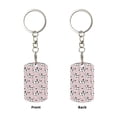 thumbnail image 1 of Uemuo Dachshund Dog Puppy Pattern Rectangular Metal Keychain - Durable, Stylish, and Personalized Key Ring for Men and Women,Engraved Keychain,Gift Slim Sturdy Keychain, 1 of 7