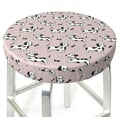 thumbnail image 1 of Uemuo Dachshund Dog Puppy Pattern Round Bar Stool Seat Covers Washable Stool Cushion Slipcover Elastic Bar Chair Covers-13 inch, 1 of 7
