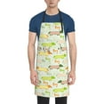 thumbnail image 1 of Uemuo Dachshund Dog Puppy Pattern Waterproof Apron Adjustable Dishwasher Apron- Apron for Women Men Heavy Duty Work Apron for Dishwashing Chemical Lab, 1 of 9