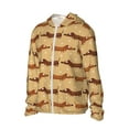 thumbnail image 1 of Uemuo Dachshund Dog Puppy Pattern Women's Full Zip UPF 50+ Sun Protection Hoodie Jacket Long Sleeve Sun Shirt Hiking Outdoor Performance with Pockets-, 1 of 9