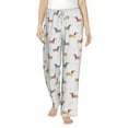 thumbnail image 1 of Uemuo Dachshund Dog Puppy Pattern Women's Wide Leg Palazzo Lounge Pants with Pockets Light Weight Loose Comfy Casual Pajama Pants-Medium, 1 of 9
