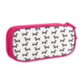 thumbnail image 1 of Uemuo Dachshund Dog Puppy Printed Pencil Pen Case, Portable Pencil Pouch with Zipper, Compact Stationery Bag Makeup Bag, Pencil Bag for Home Office, 1 of 1