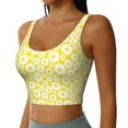 thumbnail image 1 of Uemuo Daisies Flowers Pattern Women's Sports Bra - High Impact Support, Breathable, and Comfortable Athletic Bra for Running, Yoga, and Workouts, 1 of 9