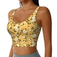 thumbnail image 1 of Uemuo Daisies Flowers Pattern Women's Sports Bra - High Impact Support, Breathable, and Comfortable Athletic Bra for Running, Yoga, and Workouts, 1 of 9
