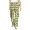 thumbnail image 1 of Uemuo Daisies Flowers Pattern Women's Wide Leg Palazzo Lounge Pants with Pockets Light Weight Loose Comfy Casual Pajama Pants-X-Large, 1 of 9