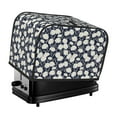 thumbnail image 1 of Uemuo Daisies Flowers Print Toaster Cover 2 Slice, Small Kitchen Appliance Covers, Toaster Oven Cover with Loop, Bread Machine Cover Dust Cover Protection, 1 of 7