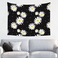 thumbnail image 1 of Uemuo Daisies Flowers Printed 29x37 Inch Tapestry Wall Hanging – Lightweight & Durable – Perfect for Dorm Decor, Beach Throw, Sofa Cover, Tablecloth, 1 of 8
