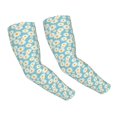 thumbnail image 1 of Uemuo Daisy Floral A Printed Arm Sleeves, Cooling UV Sun Protection Sports Compression for Men/Women, 1 of 8