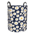 thumbnail image 1 of Uemuo Daisy Floral Pattern Circular Laundry Hamper Basket with handles,Collapsible laundry basket,Large capacity laundry hamper,Laundry Organizer-Small, 1 of 8
