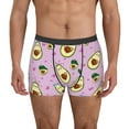 thumbnail image 1 of Uemuo Different Avocados Pattern Men's Boxer Briefs,Trunk Anti-Chafing,Comfortable, Durable, and Stylish Underwear-, 1 of 9