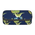 thumbnail image 1 of Uemuo Dino Playing Roller Skate Printed Large Pencil Case, Big Capacity Pencil Pouch Stationery Pen Bag, Storage High Capacity Bag Pouch Holder Box Organizer, Marker Pen Case, 1 of 9