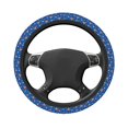 thumbnail image 1 of Uemuo Dinosaur Driving Printed Car Elastic Steering Wheel Cover - Universal Car Accessory for Diverse Cars Anti-Slip, and Comfortable- 15", 1 of 8