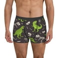 thumbnail image 1 of Uemuo Dinosaur Skeleton Pattern Men's Boxer Briefs,Trunk Anti-Chafing,Comfortable, Durable, and Stylish Underwear-X-Large, 1 of 9