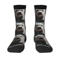 thumbnail image 1 of Uemuo Dog Wrapped in Towel 1 Pattern Women's Crew Socks, Soft Durable Breathable Moisture-Wicking with Odor Control Cotton socks, 1 of 9