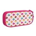 thumbnail image 1 of Uemuo Donut Printed Pencil Pen Case, Portable Pencil Pouch with Zipper, Compact Stationery Bag Makeup Bag, Pencil Bag for Home Office, 1 of 1