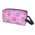 thumbnail image 1 of Uemuo Donuts Pattern Portable Toiletry Bags with Handle, Waterproof travel Make up Bags for Women, Large Capacity Travel Cosmetic Bags, 1 of 9