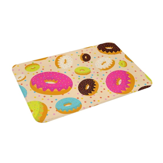 Uemuo Donuts Printed Door Mat Indoor Doormat 16"x24",Front Back Door Mats Non Slip Entrance Rugs,Inside Doormats for Entryway