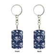 thumbnail image 1 of Uemuo Dragon Pattern Rectangular Metal Keychain - Durable, Stylish, and Personalized Key Ring for Men and Women,Engraved Keychain,Gift Slim Sturdy Keychain, 1 of 7