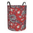 thumbnail image 1 of Uemuo Dragons2 Pattern Circular Laundry Hamper Basket with handles,Collapsible laundry basket,Large capacity laundry hamper,Laundry Organizer-Small, 1 of 8