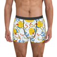thumbnail image 1 of Uemuo Ducks and Anchors Pattern Men's Boxer Briefs,Trunk Anti-Chafing,Comfortable, Durable, and Stylish Underwear-XX-Large, 1 of 9