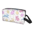 thumbnail image 1 of Uemuo Easter Colorful Rabbit Pattern Portable Toiletry Bags with Handle, Waterproof travel Make up Bags for Women, Large Capacity Travel Cosmetic Bags, 1 of 9