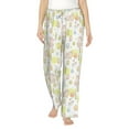 thumbnail image 1 of Uemuo Easter Rabbit Pattern Women's Wide Leg Palazzo Lounge Pants with Pockets Light Weight Loose Comfy Casual Pajama Pants-Large, 1 of 9