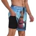 thumbnail image 1 of Uemuo Elephant Sits Pattern Mens Swim Trunks Quick Dry Board Shorts with Mesh Lining, Stretch Beach Shorts Quick Dry No-Chafing Board Shorts-Small, 1 of 9