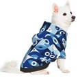 thumbnail image 1 of Uemuo Evil Eye for Winter Dog Hoodie Sweatshirts with Pockets Warm Dog Clothes for Small Dogs Chihuahua-Small, 1 of 8