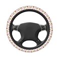 thumbnail image 1 of Uemuo Fast Food Printed Car Elastic Steering Wheel Cover - Universal Car Accessory for Diverse Cars Anti-Slip, and Comfortable- 15", 1 of 8