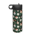 thumbnail image 1 of Uemuo Festive Forest Friends Print 18oz Sports Insulated Kettle, Water Bottle, Outdoor Sports Bottle, Insulated Hydration Bottle with Handle & Flip Straw, 1 of 8